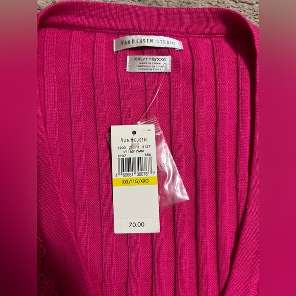 NEW Van Heusen - Women's V Neck Button Cardigan Sweater Size XXL - Picture 6 of 8